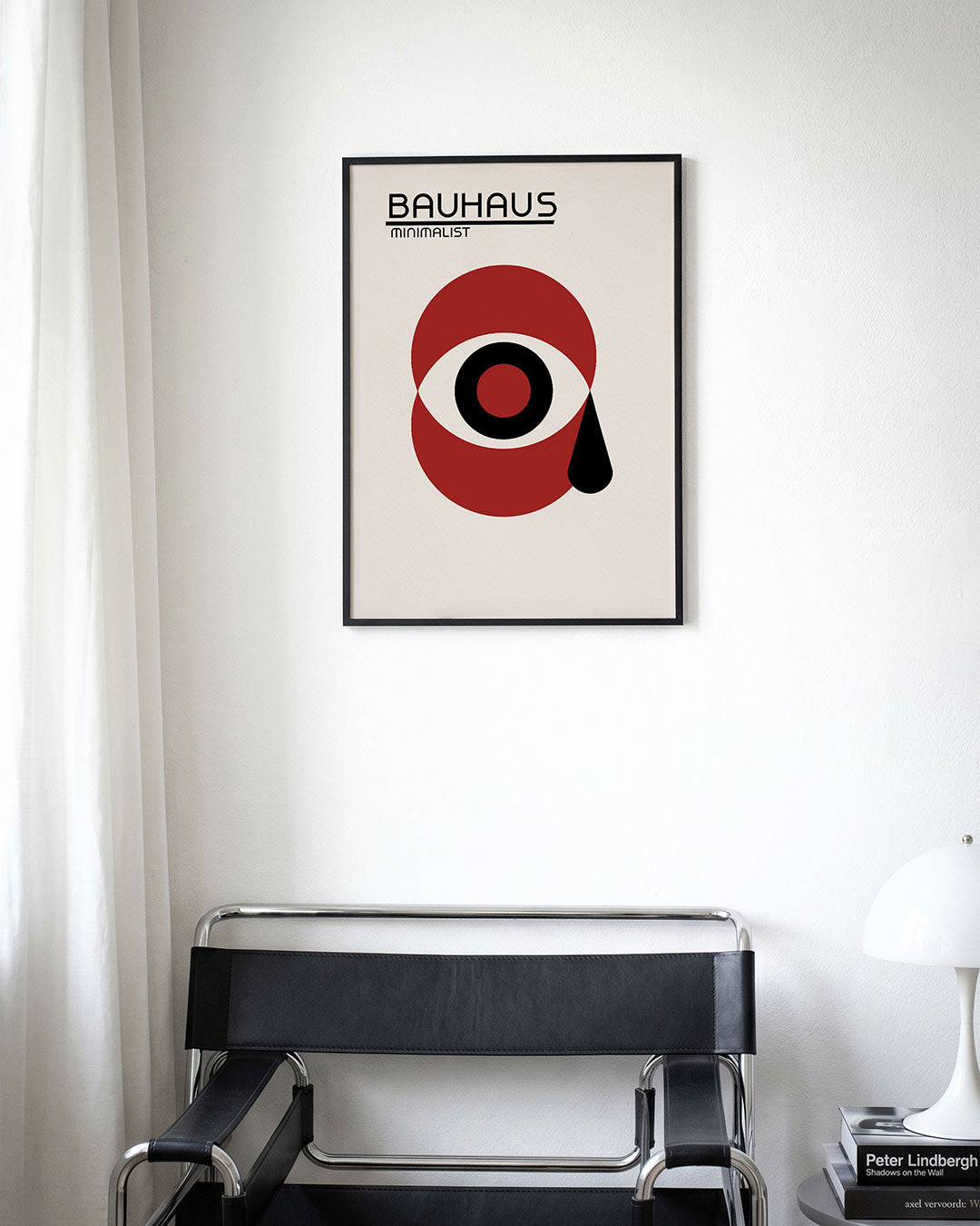 Vorm en balans – moderne Bauhaus wandkunst als poster