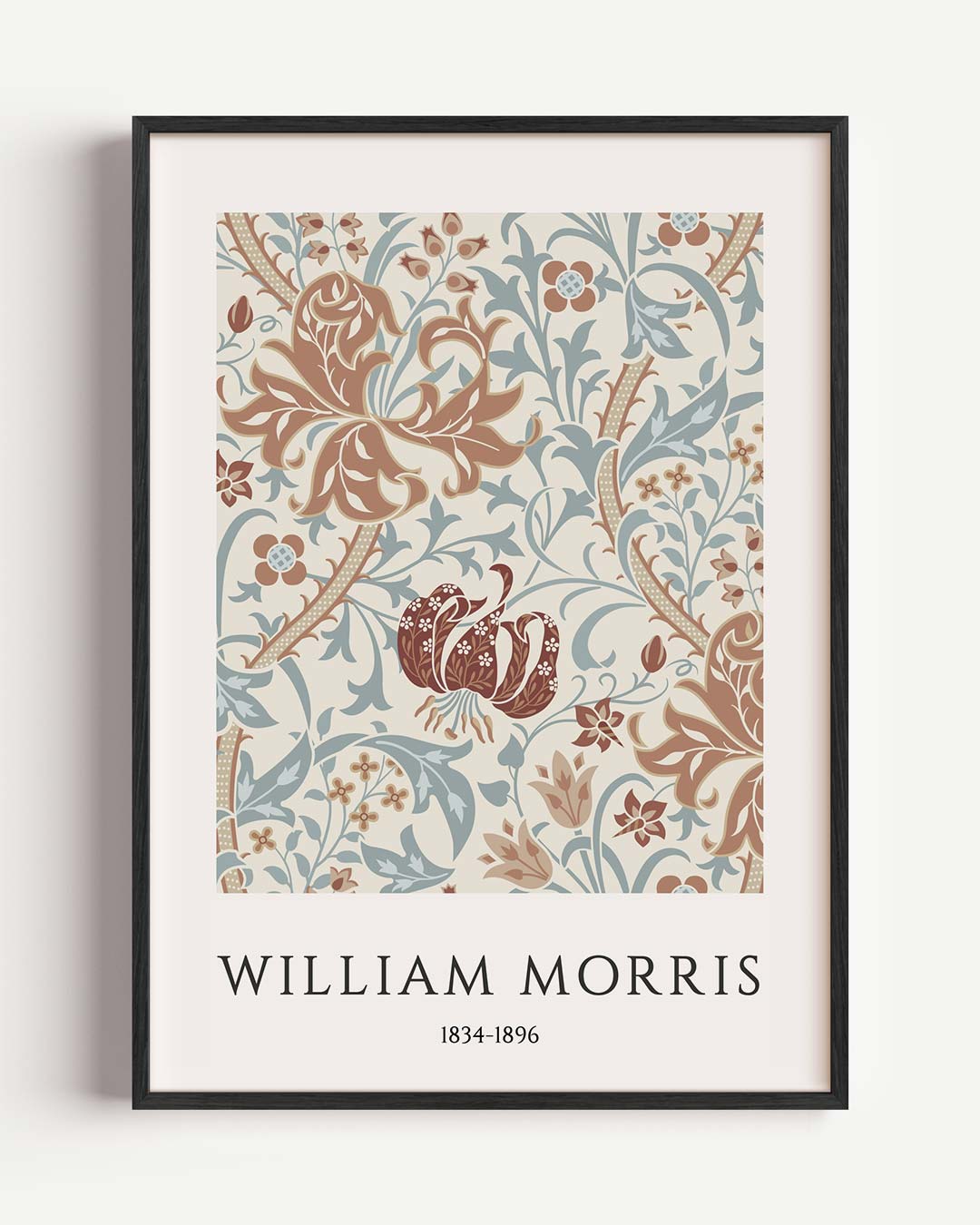 William Morris Bloemenpracht – vintage portret poster als wanddecoratie