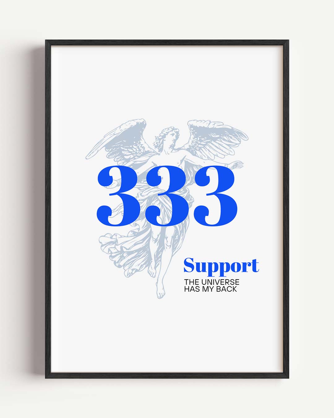 Inspirerende 333 Engelenposter – mindful portret poster als wanddecoratie