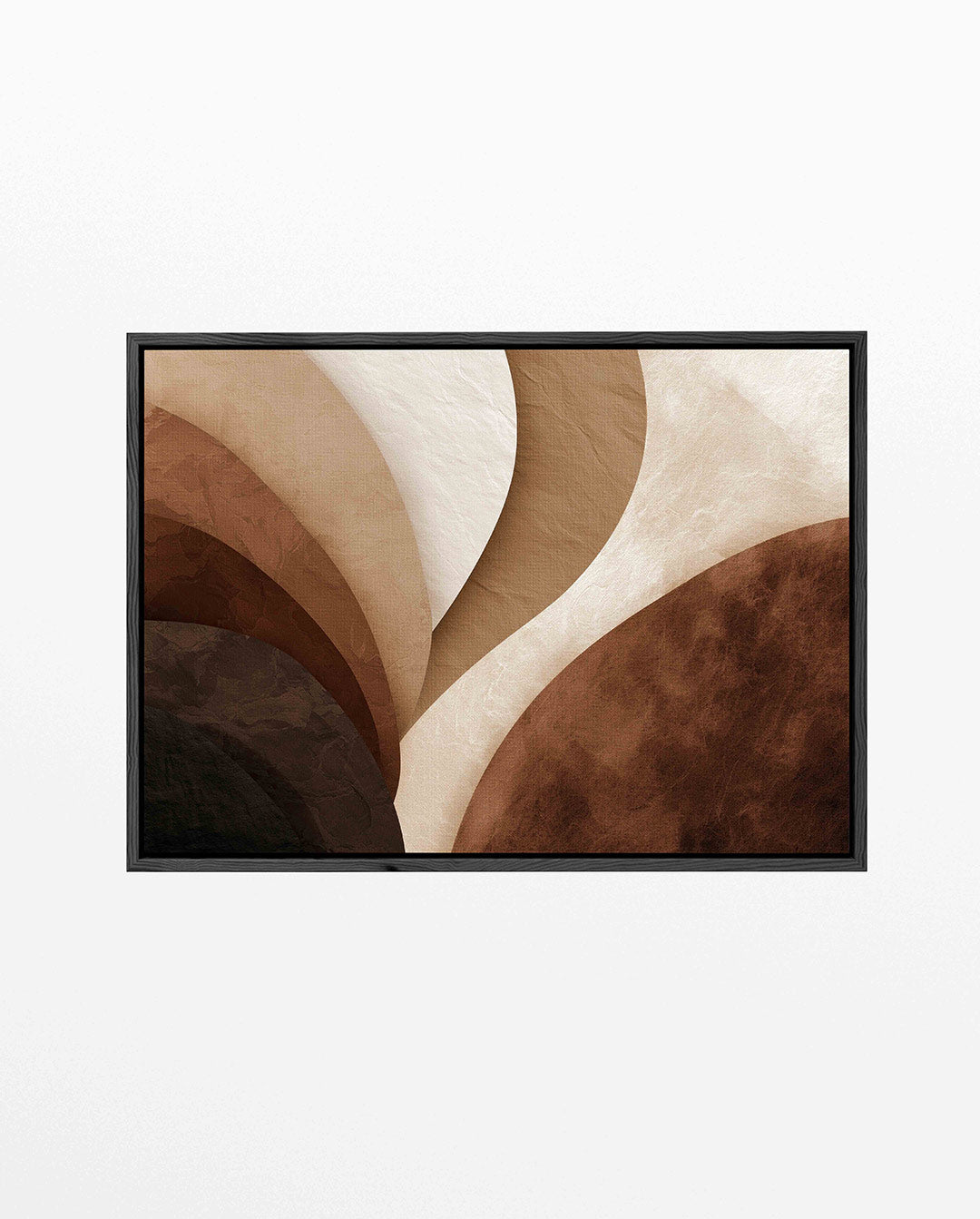 Organische vormen compositie – Editie 4 – liggend abstract kunstwerk