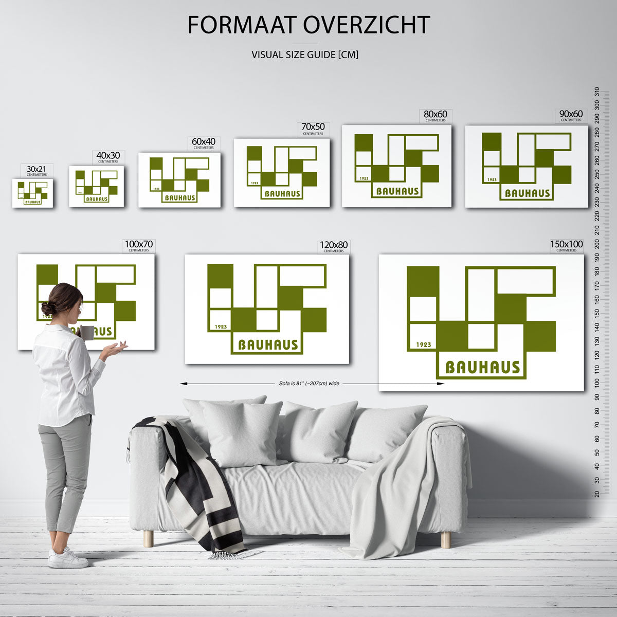 Vorm en balans – Bauhaus poster als geometrische wanddecoratie