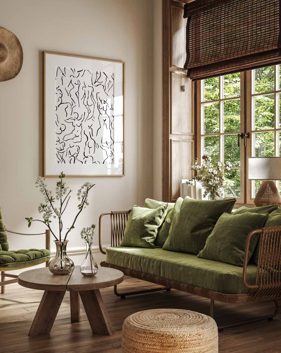 Elegante Lijsten – staande muurposter met Popart uitstraling