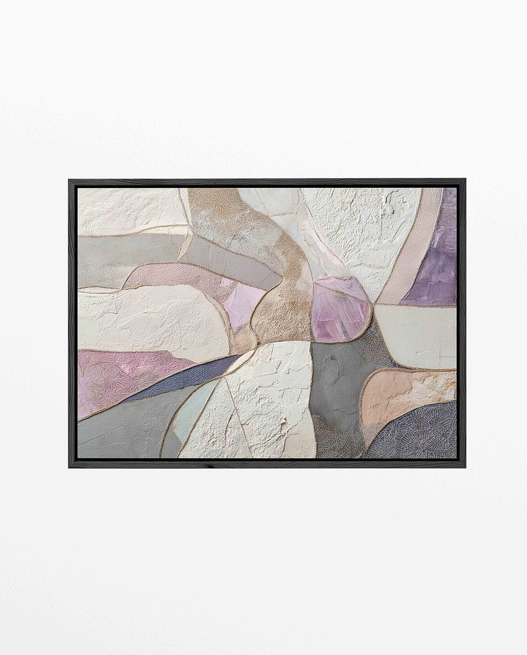 Organische vormen compositie – Editie 3 – liggend abstract kunstwerk