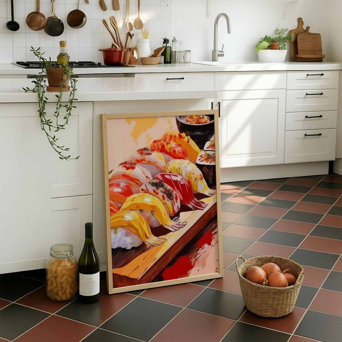 Sushi Delight – keukenposter in staand formaat