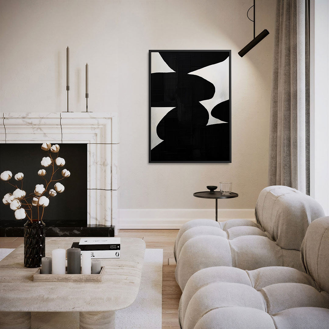Dynamische vormen – moderne staande wandkunst
