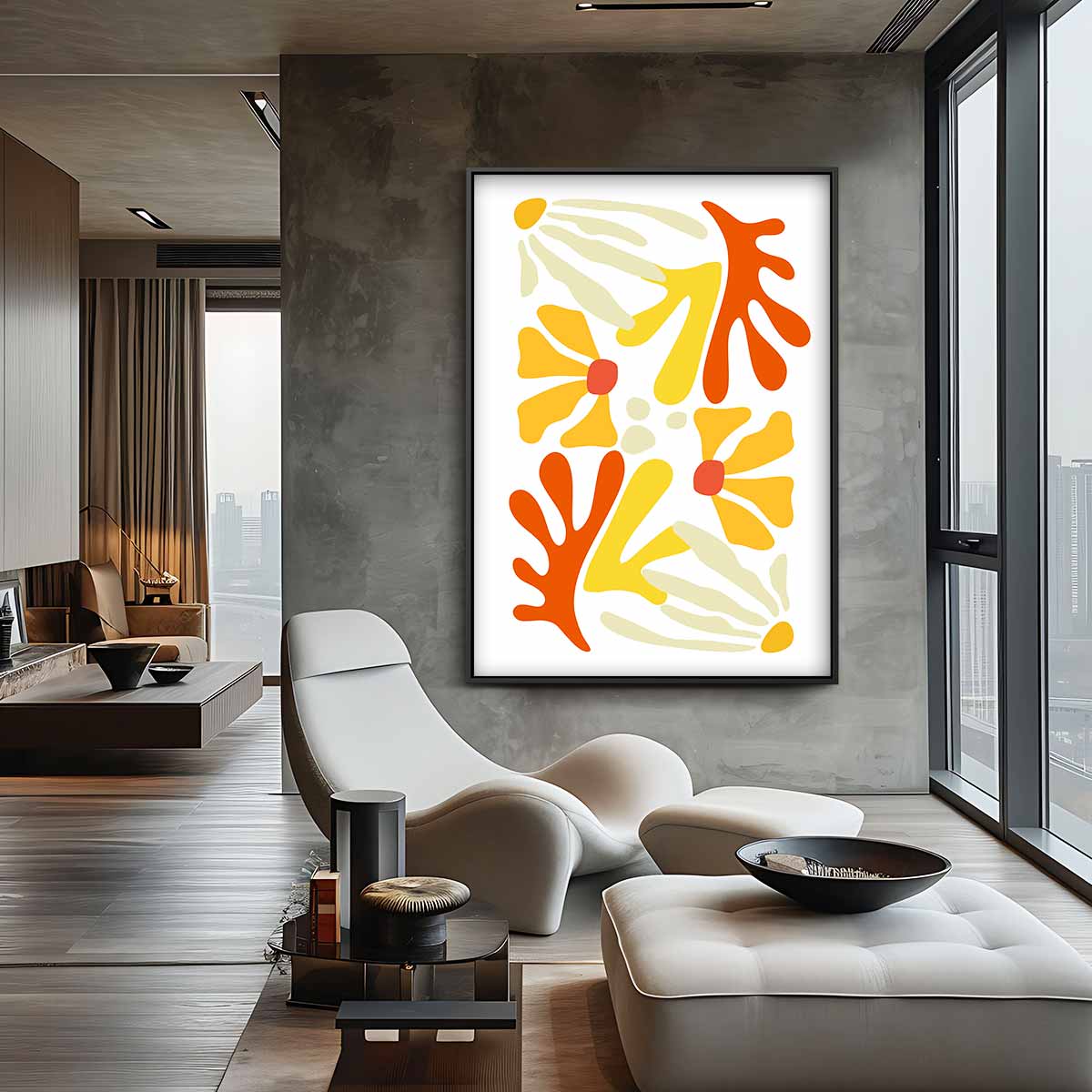 Vrolijke Kleurexplosie Wanddecoratie – canvas kunstwerk als wanddecoratie
