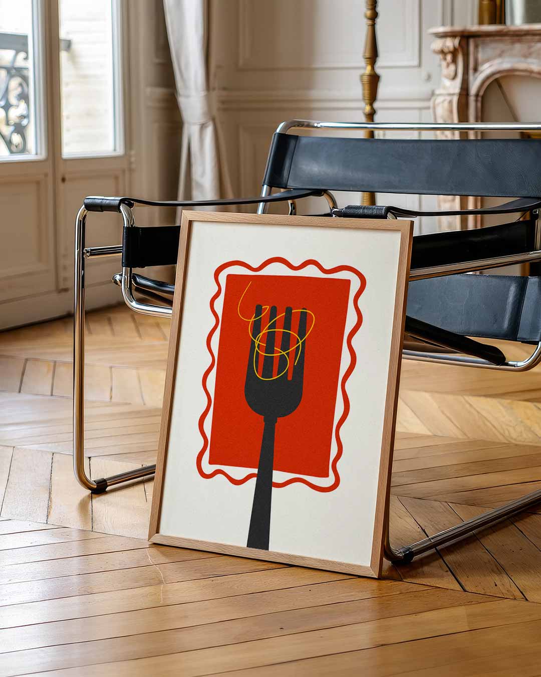 Culinaire Kunstposter – zomerse wandkunst als portret poster