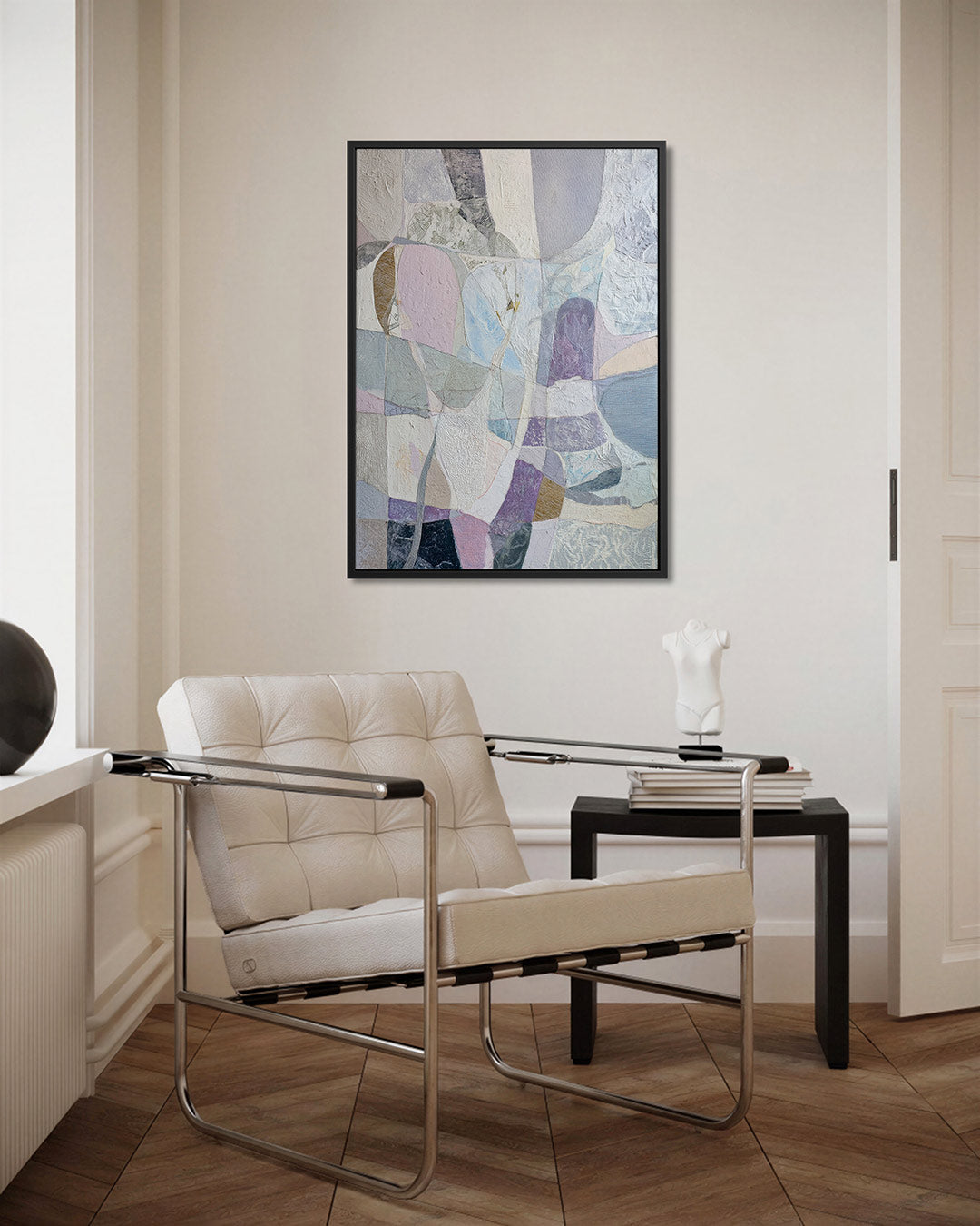 Organische vormen compositie – kunstwerk als stijlvolle wanddecoratie