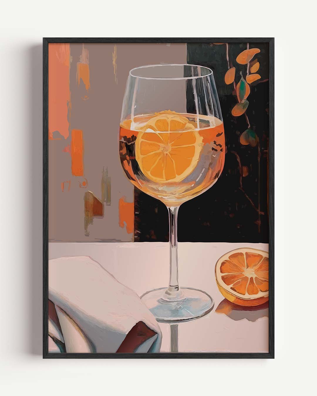 Zonnige Citrus Sfeer – keuken portret poster als wanddecoratie