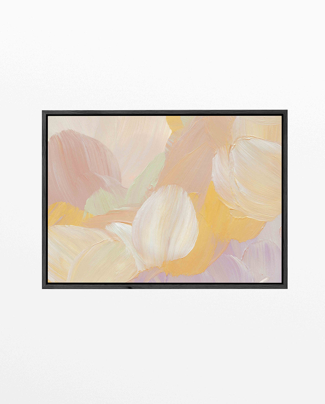 Zachte kleuren compositie – Beige – liggend wanddecoratie kunstwerk