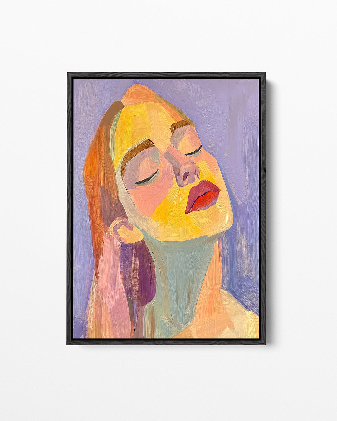 Kleurrijk portret – staand wanddecoratie kunstwerk