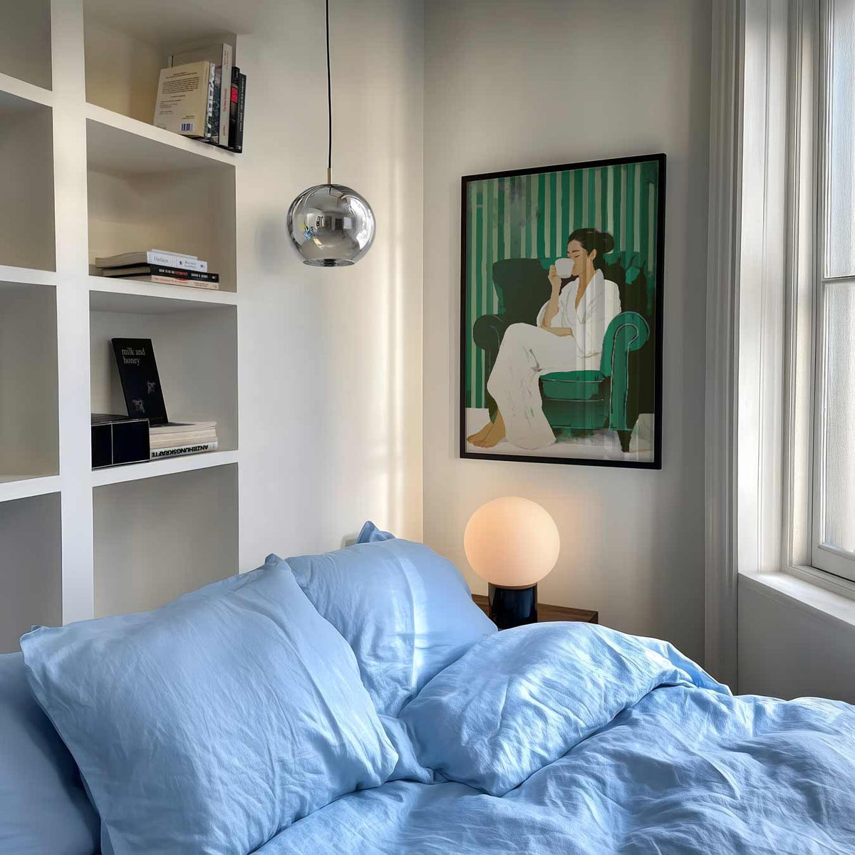 Relaxmoment Poster met Thee – zomer poster als frisse staande wanddecoratie