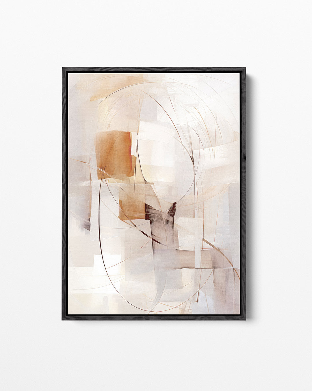 Lijnen en vormen – staand wanddecoratie kunstwerk