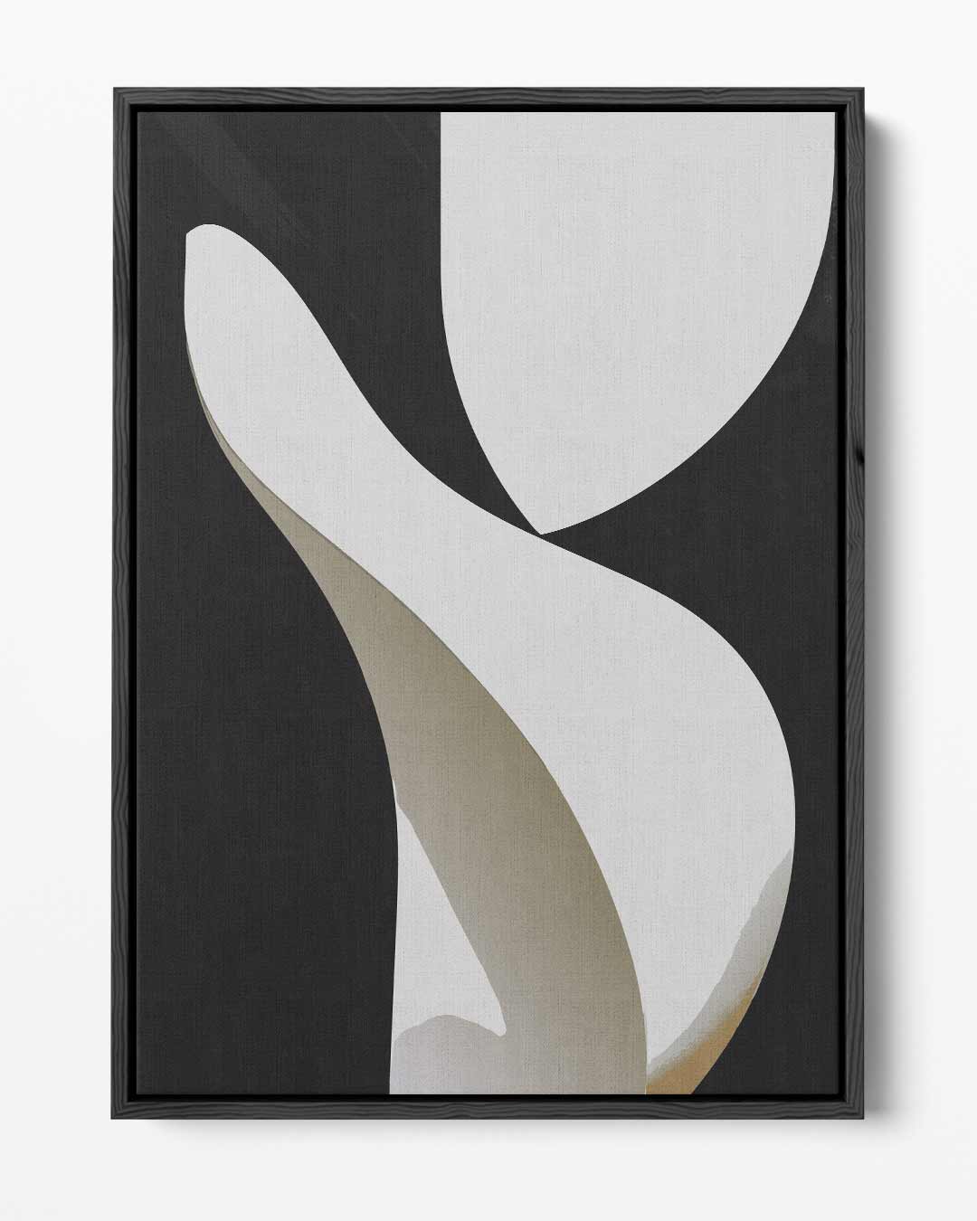 Minimalistische Abstracte Vormen – portret kunstwerk als wanddecoratie