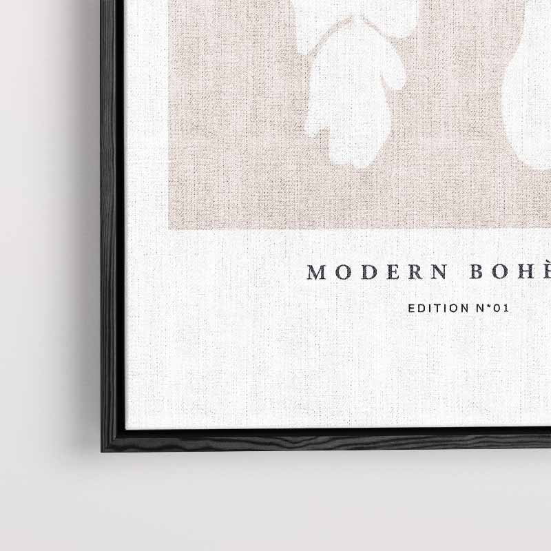 Moderne Boho Bladeren – dibond kunstwerk als wanddecoratie