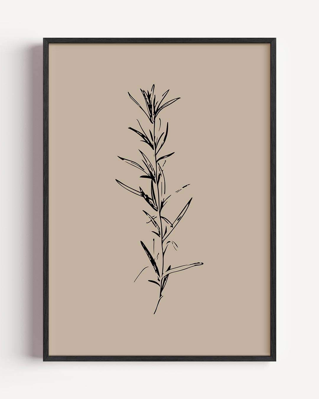 Minimalistische Botanische Illustratie – botanische portret poster als wanddecoratie
