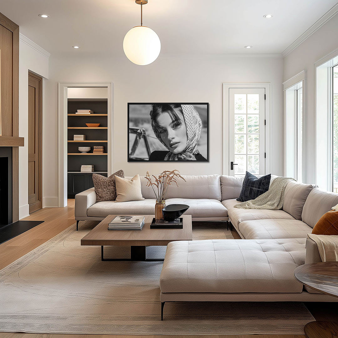 Elegante portretfotografie – Portret – op canvas, dibond of plexiglas