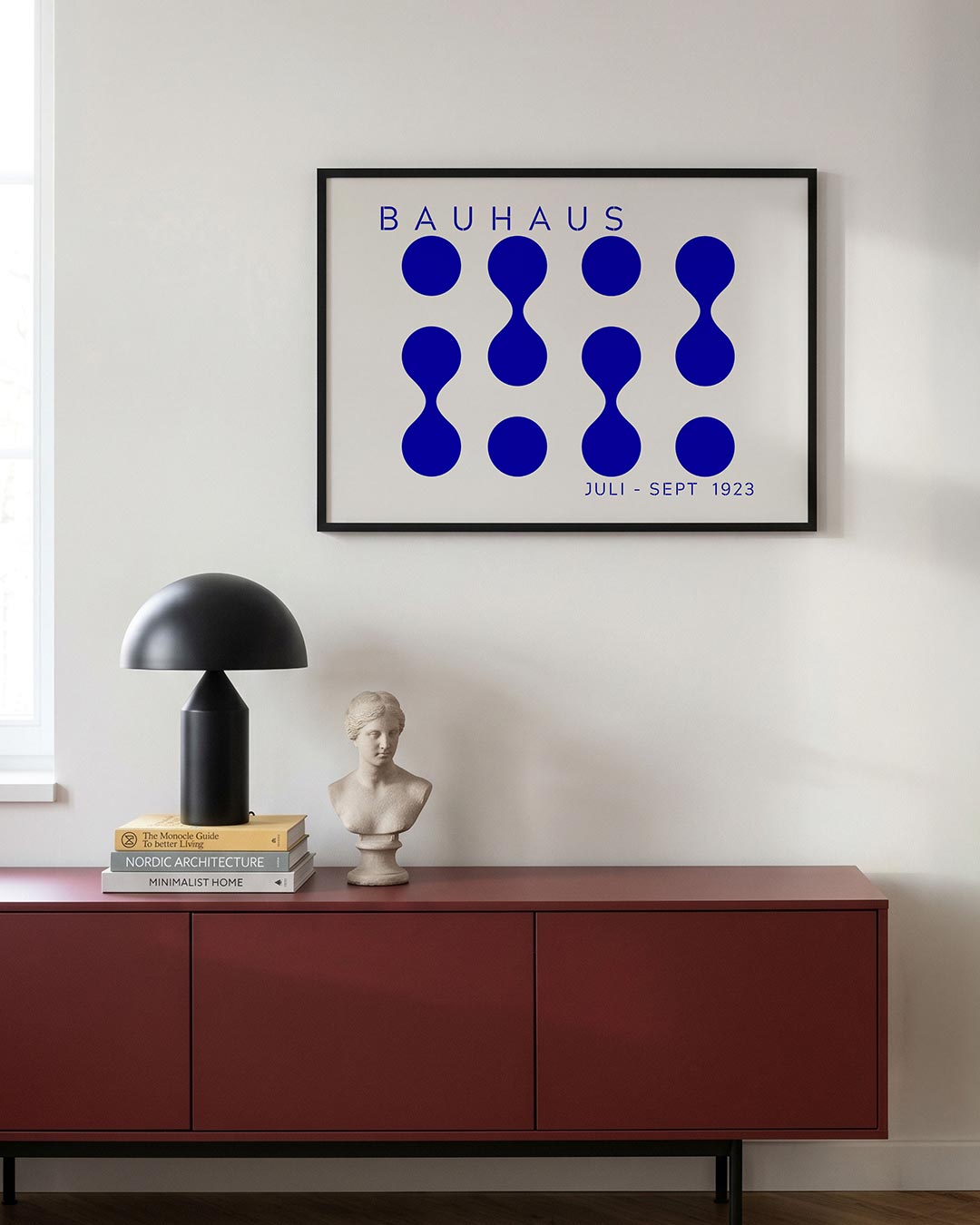 Vorm en ritme – moderne Bauhaus wandkunst als poster