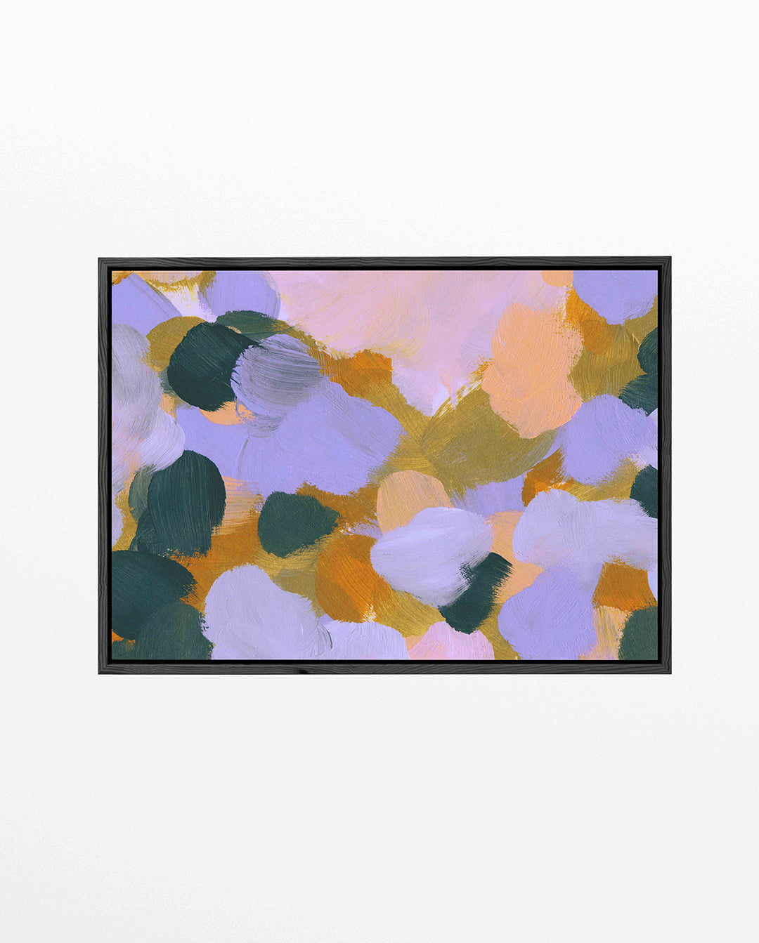 Kleurrijke vegen – Wanddecoratie kunstwerk – liggend wanddecoratie kunstwerk