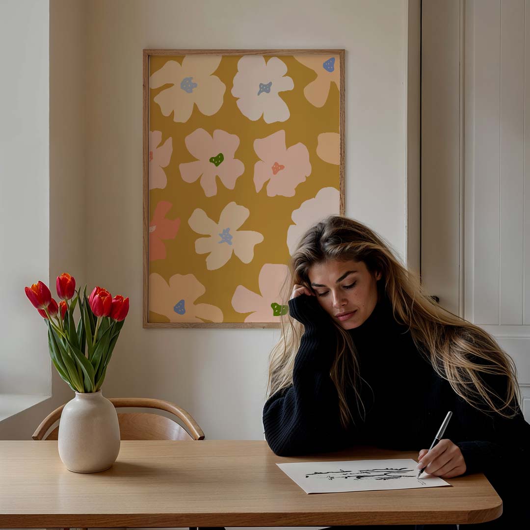 Bloemenpracht – bloemen poster in staand formaat
