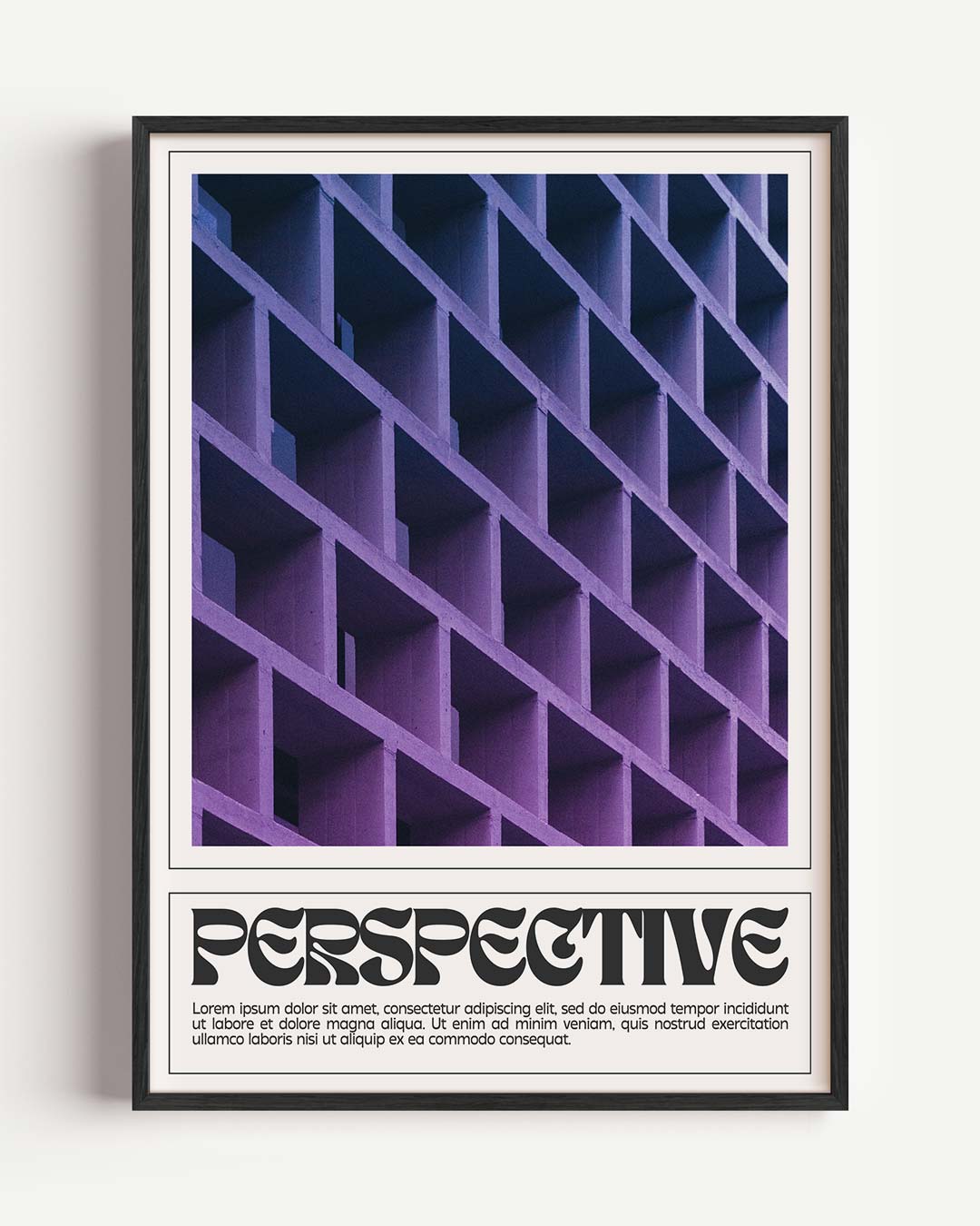 Perspective – Popart en Streetart portret poster als wanddecoratie