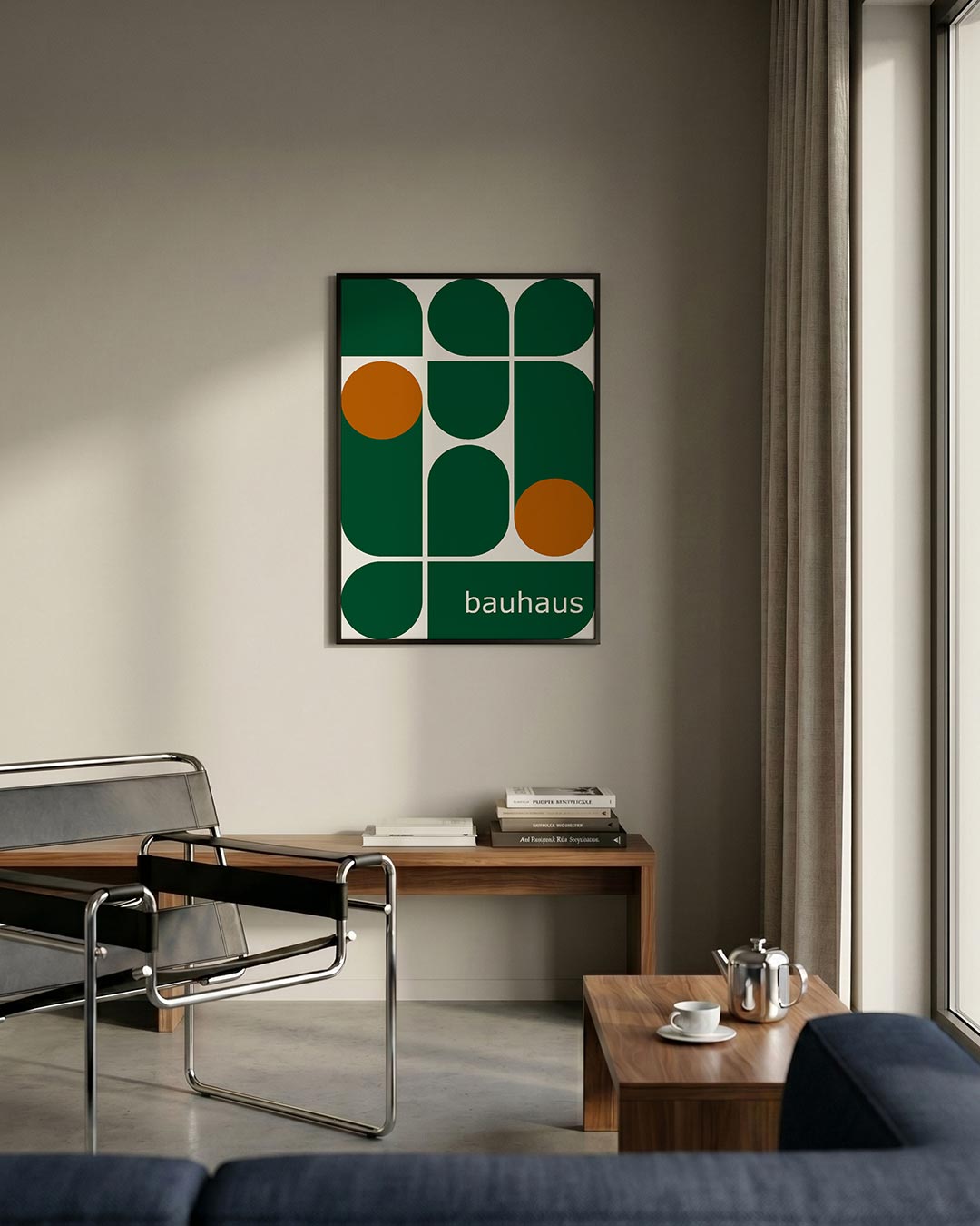 – geometrische poster in Bauhaus-stijl van WallArtistic