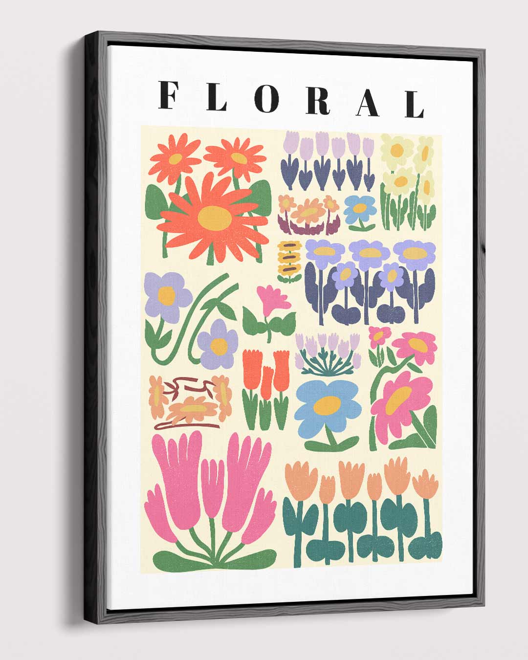 Bloemenpracht Poster – dibond kunstwerk als wanddecoratie