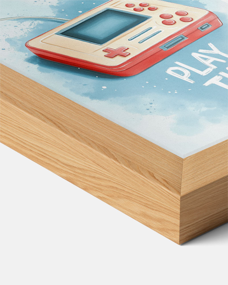 Retro Gaming – kids poster als vrolijke staande wanddecoratie
