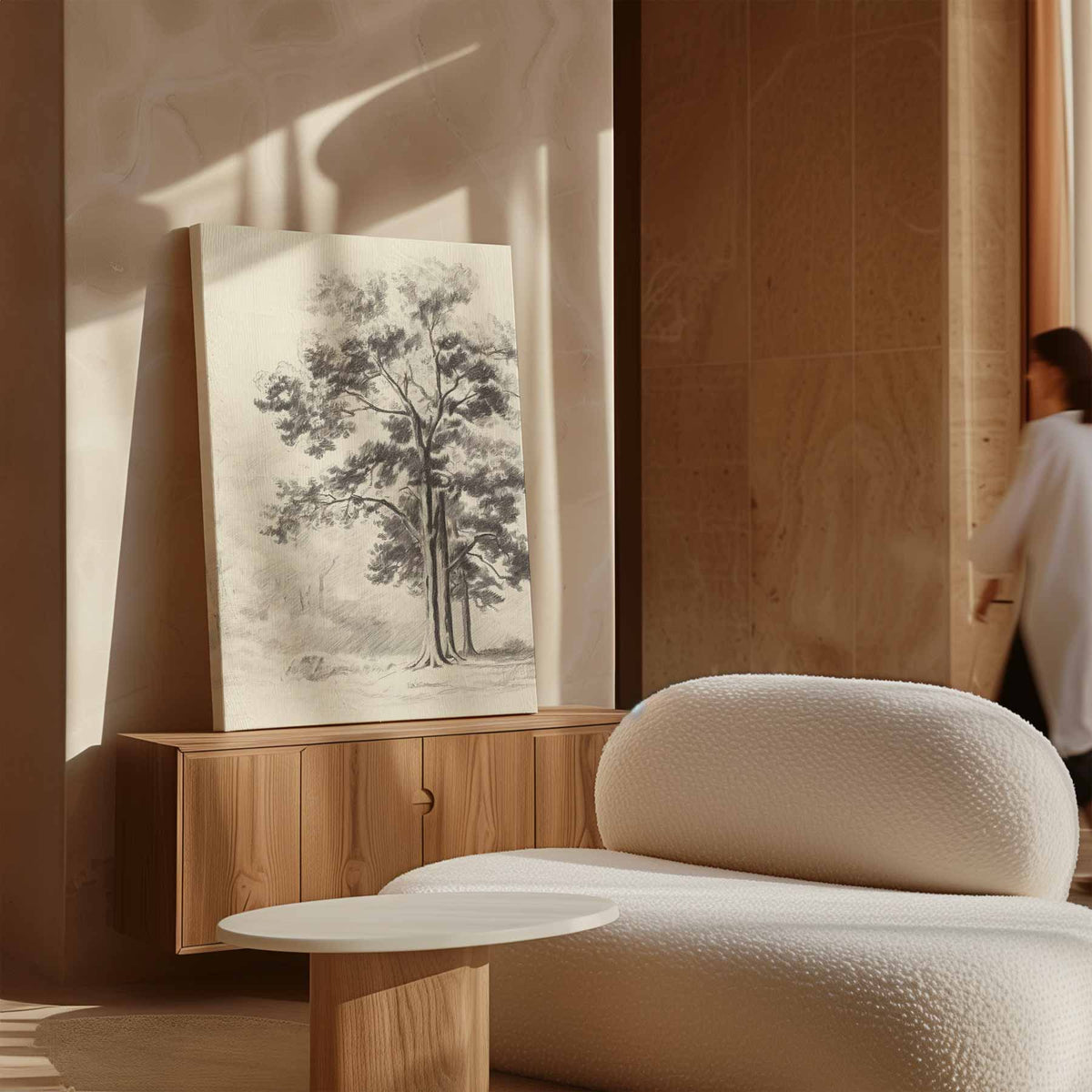 Magische Bosmomenten – staande wandkunst voor woonkamer of interieur