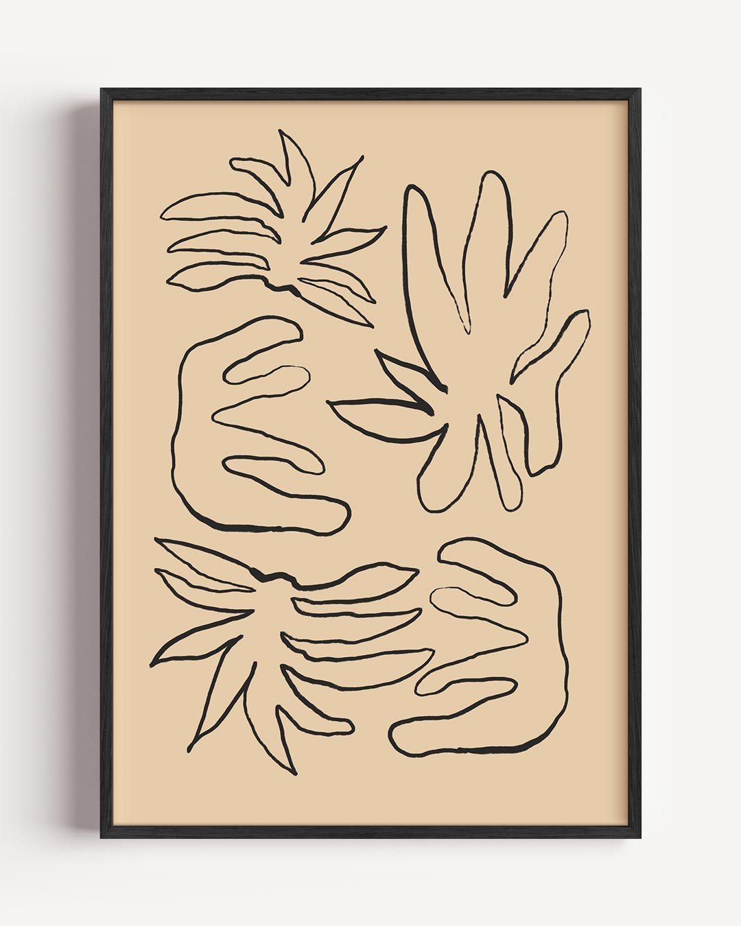 Botanical Dreaming – bloemen portret poster als wanddecoratie