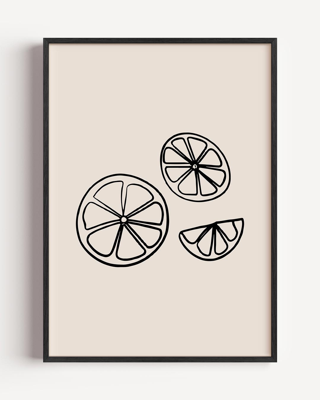 Rustieke Citruskunst – keuken portret poster als wanddecoratie