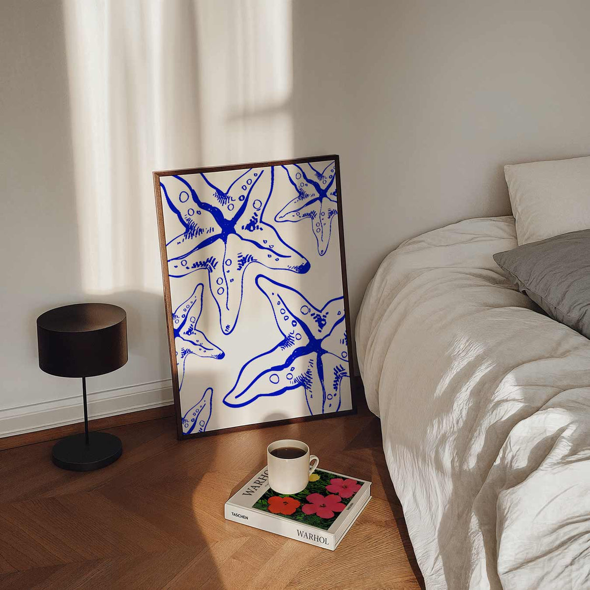 Zeester Droomwereld – staande dieren wanddecoratie van WallArtistic