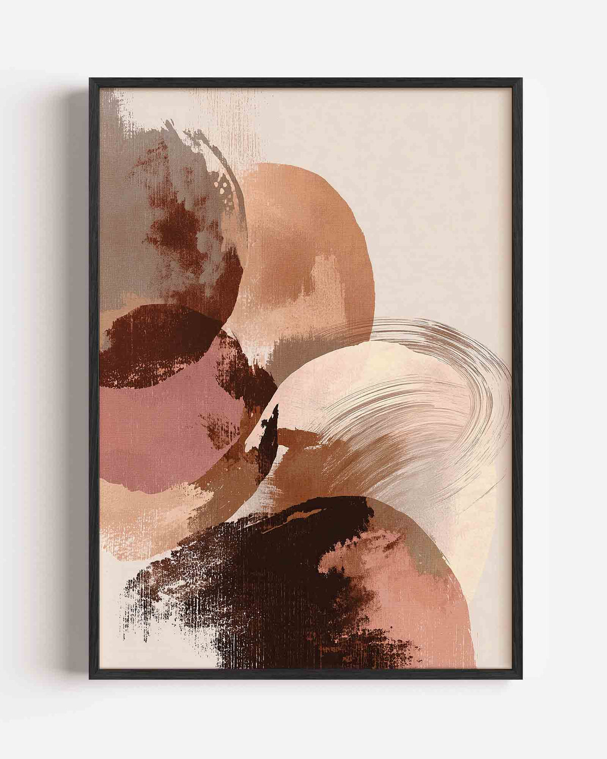 Abstracte vormen – abstracte portret poster als wanddecoratie