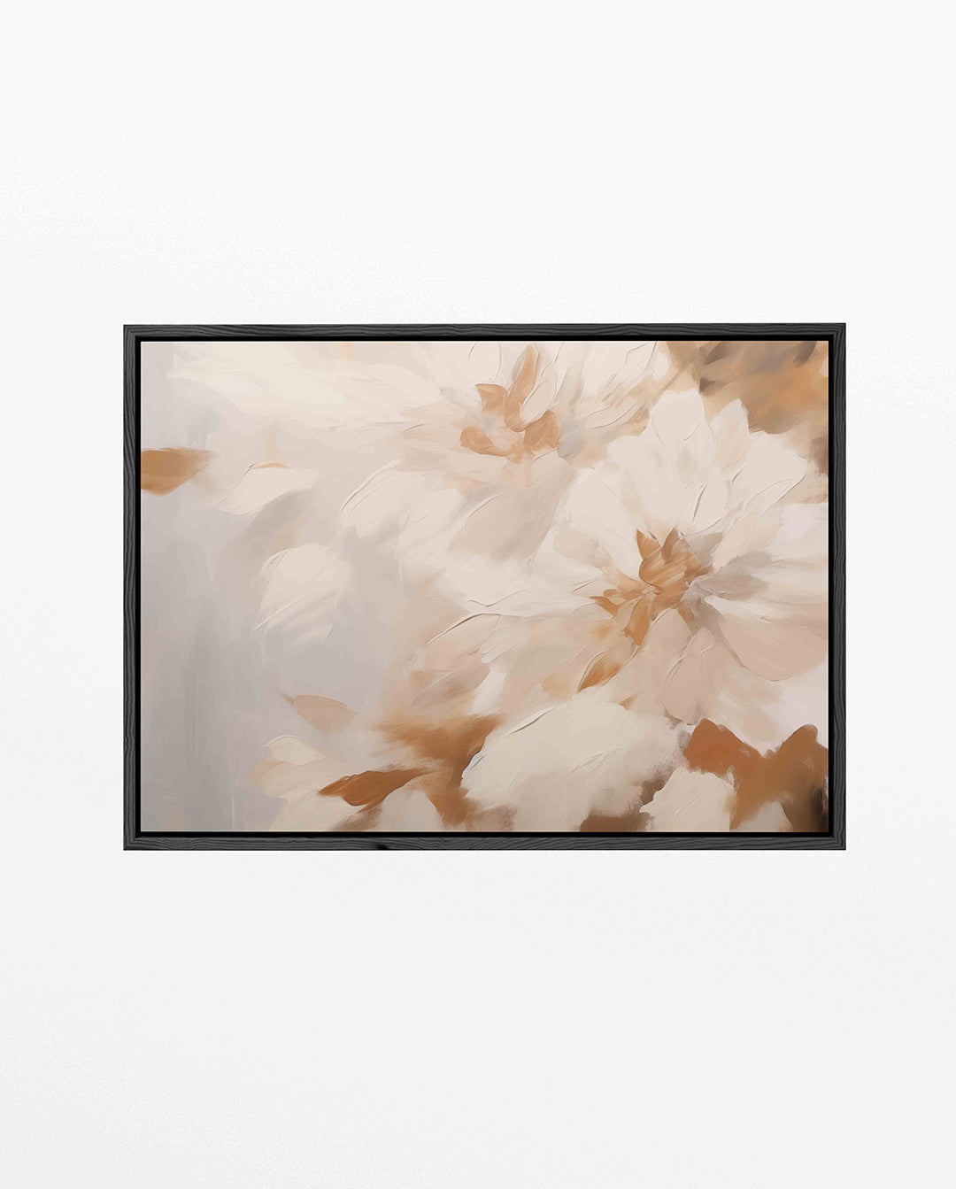 Zachte bloemvormen – liggend bloemen kunstwerk