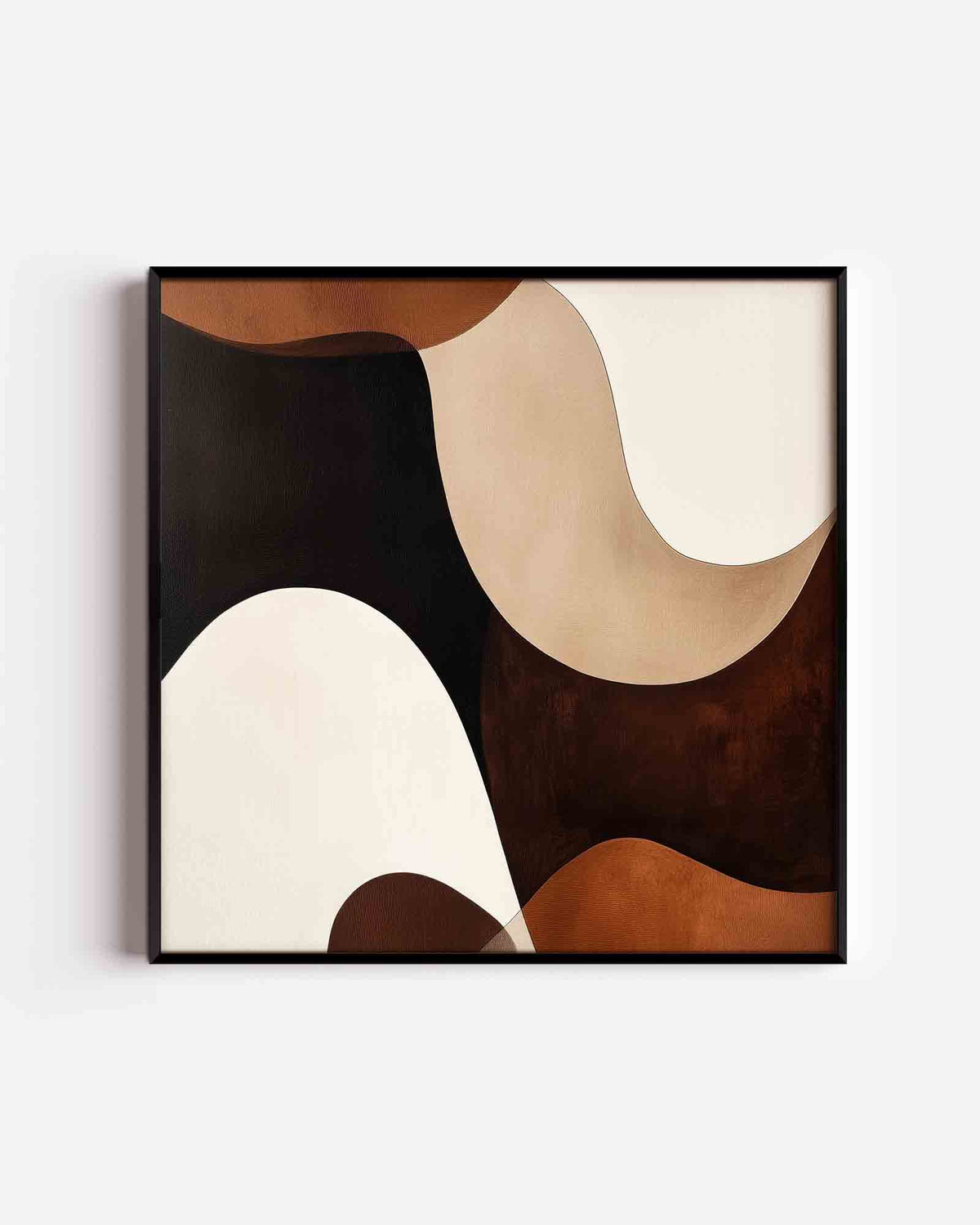 Abstracte vormen – moderne vierkante poster als wanddecoratie