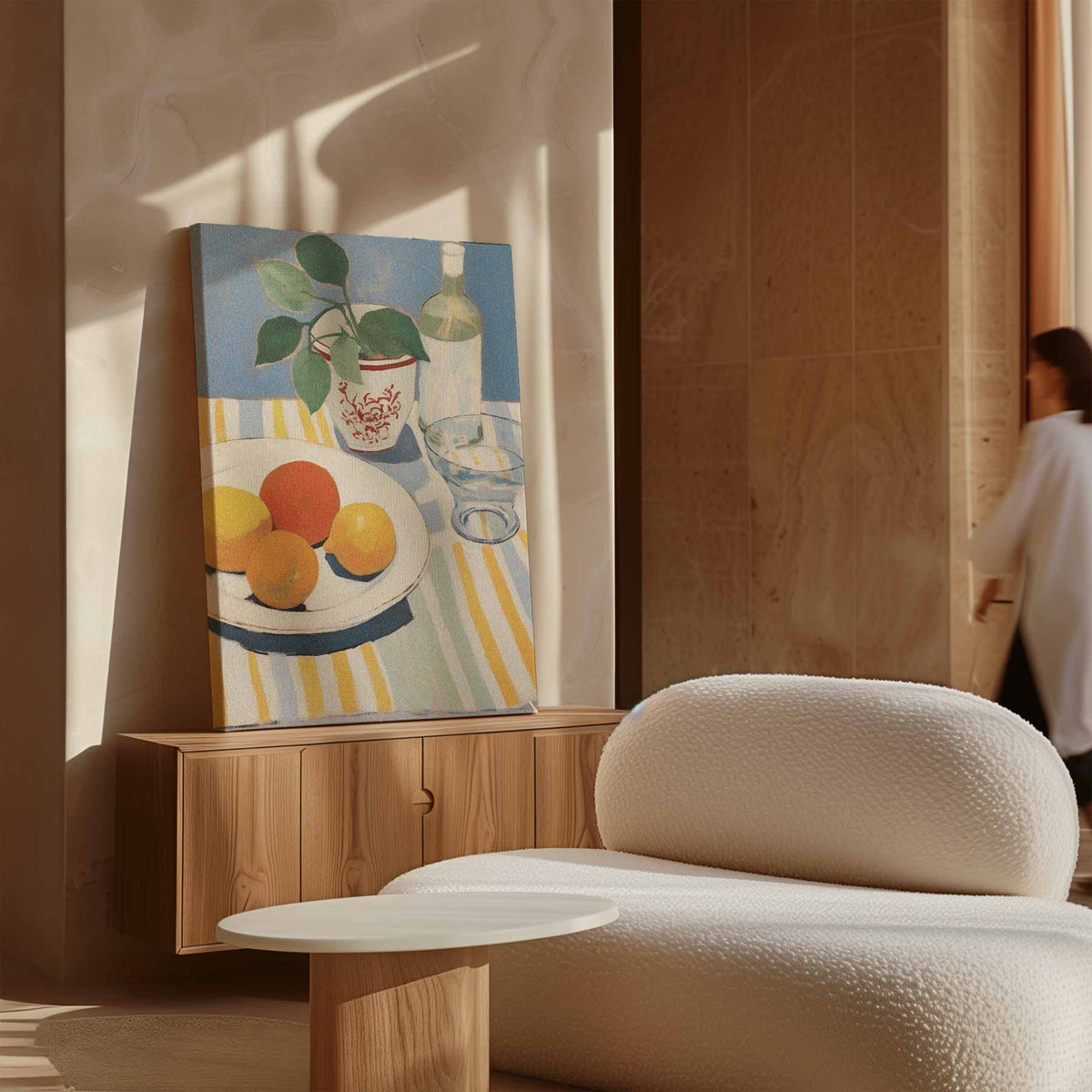 Verfrissende Zomertafel – portret kunstwerk als wanddecoratie, afbeelding 16