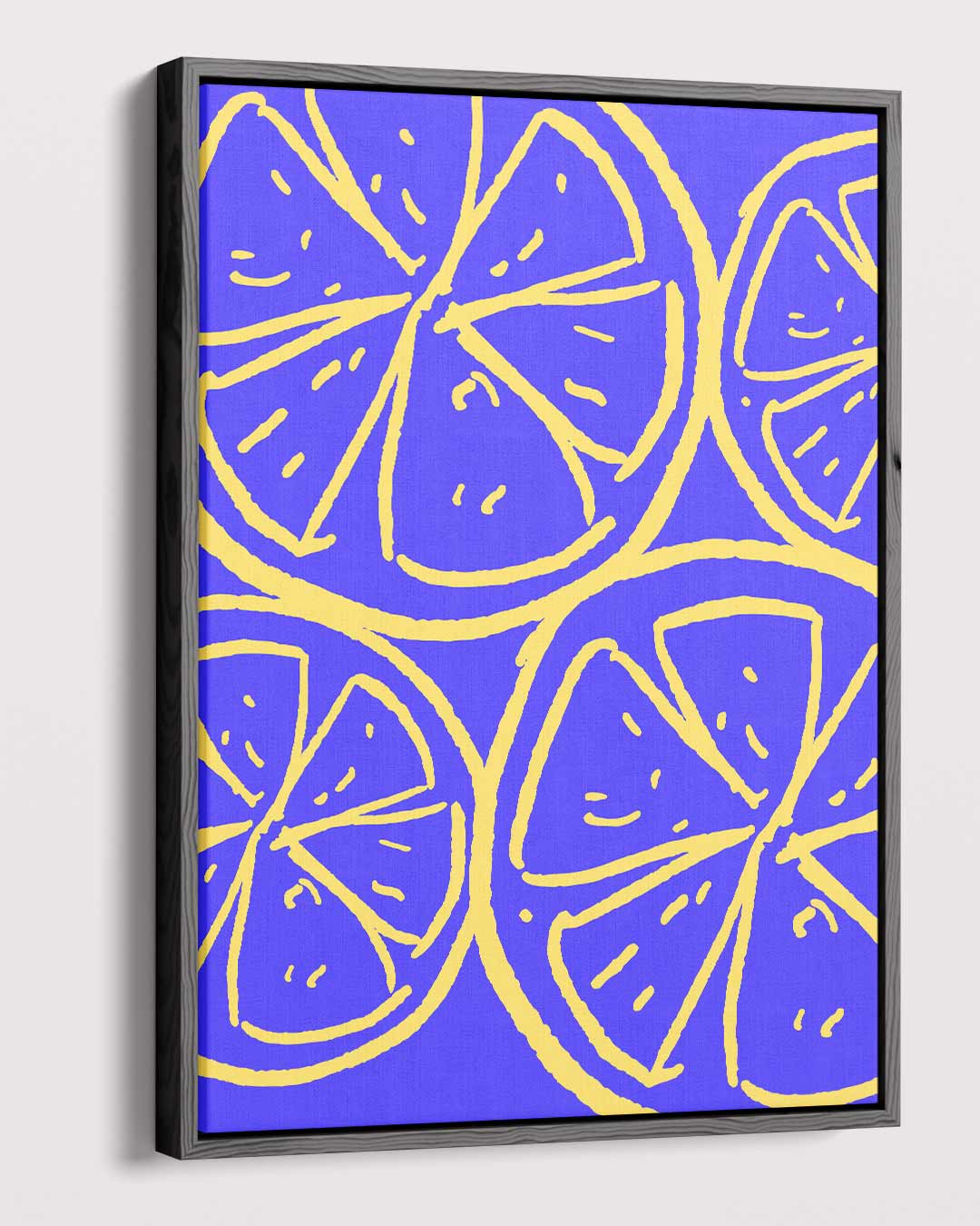 Citrus Fantasie – dibond kunstwerk als wanddecoratie