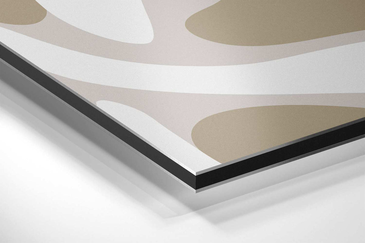 Organische Flow Canvas – canvas kunstwerk als wanddecoratie