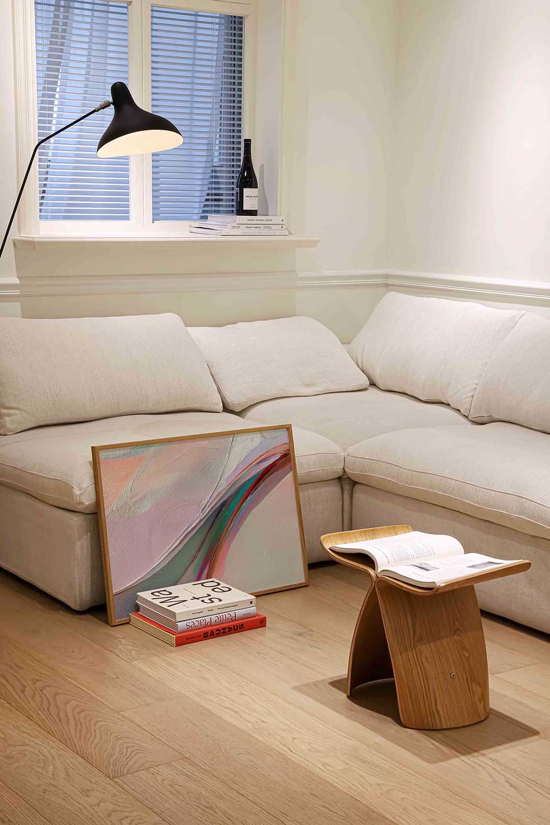Abstracte vormen – abstracte wandkunst als landscape poster