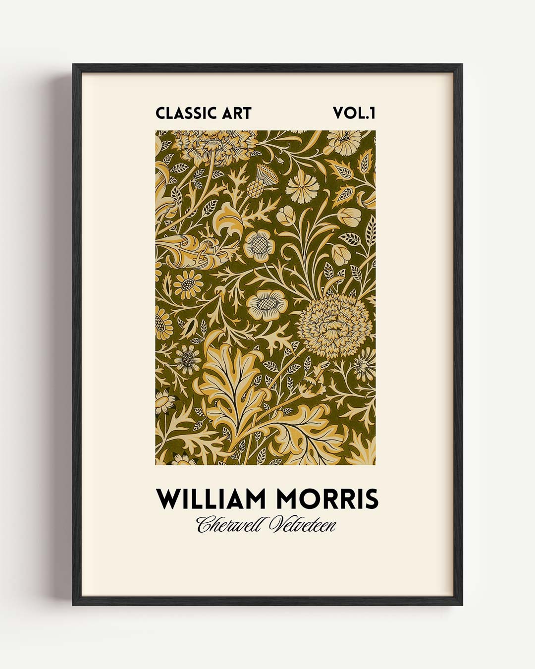 William Morris Ethereal Pattern – William Morris portret poster als wanddecoratie
