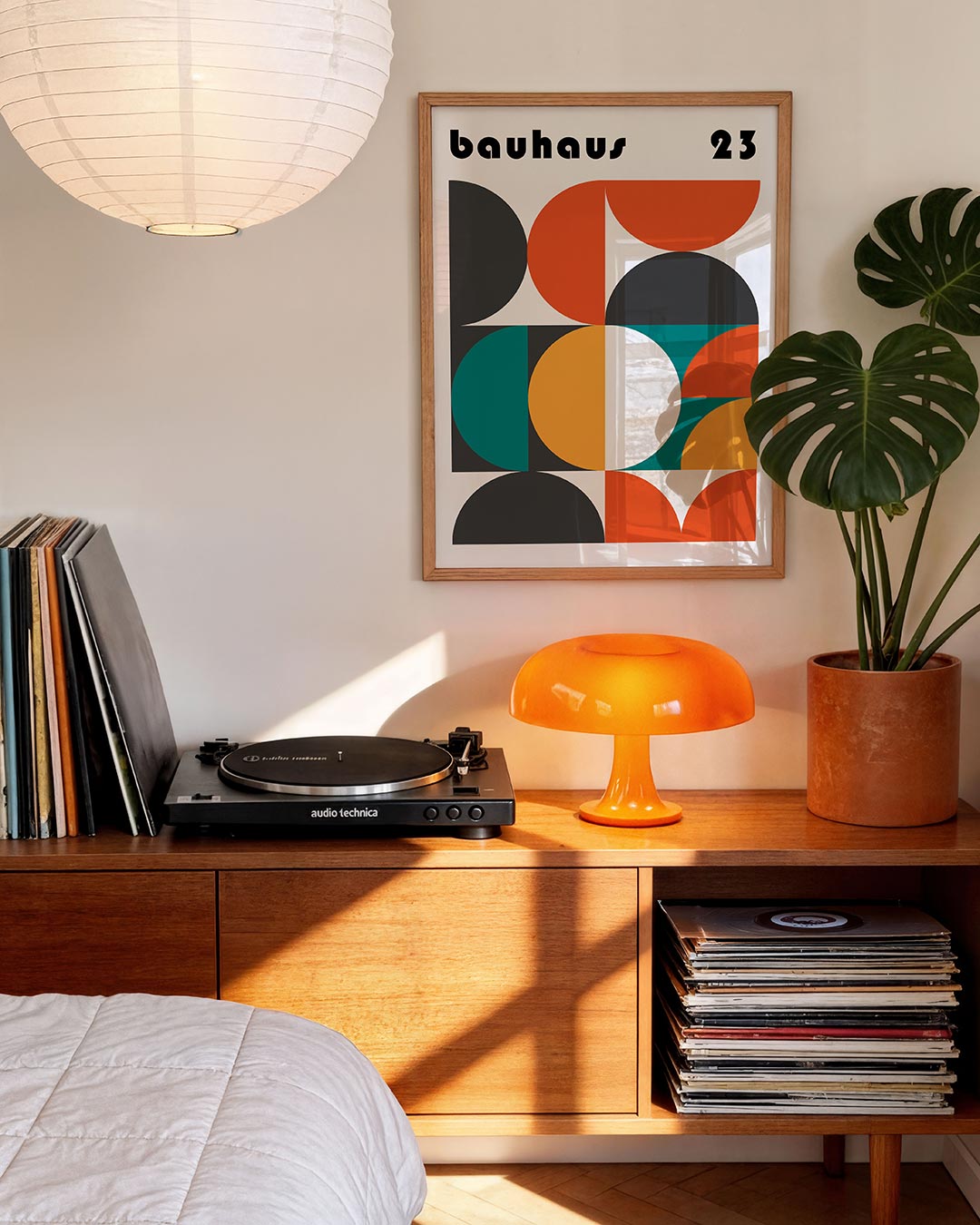 Vormen en vlakken – moderne Bauhaus wandkunst als poster