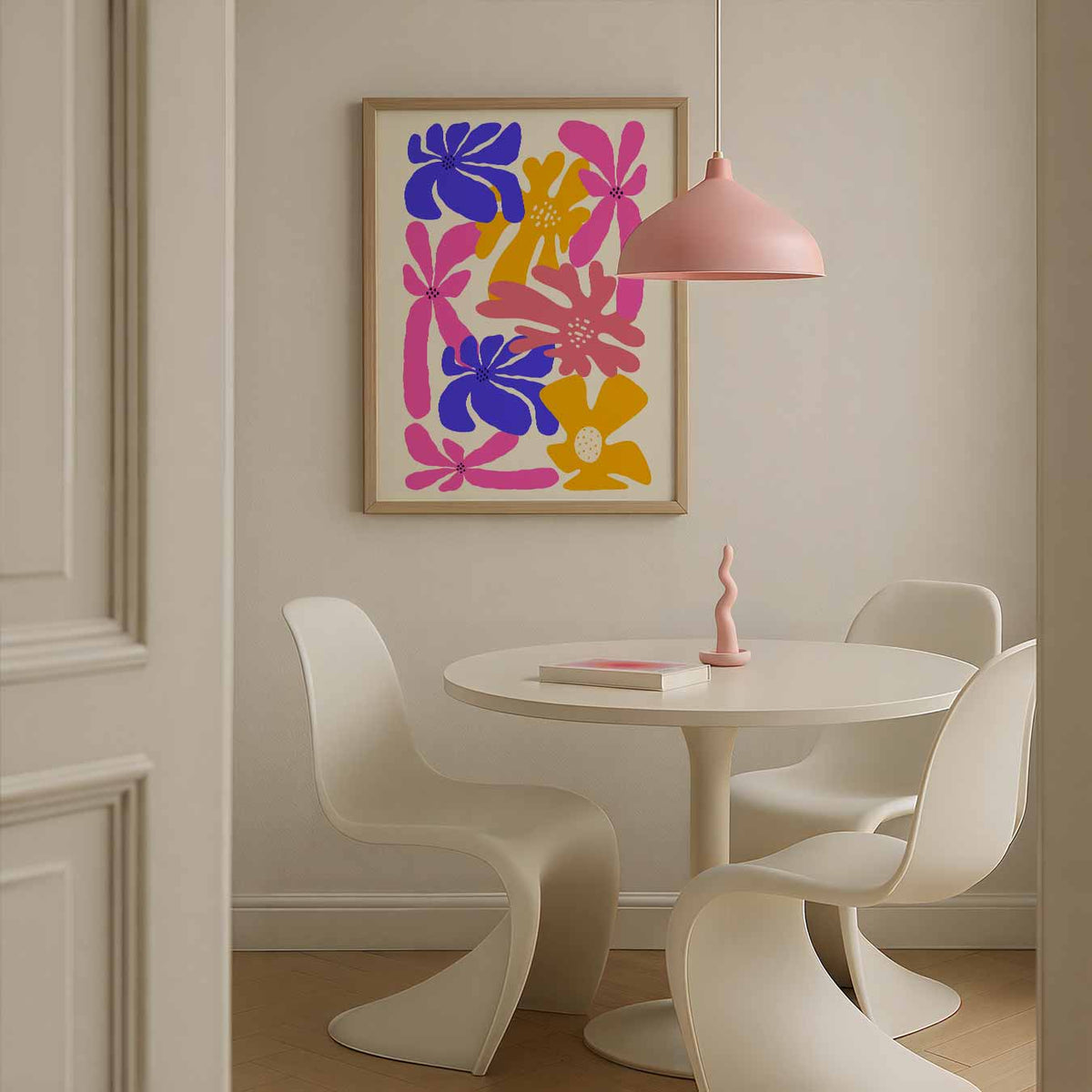 Kleurrijke Bloemenposter – bloemen poster in staand formaat