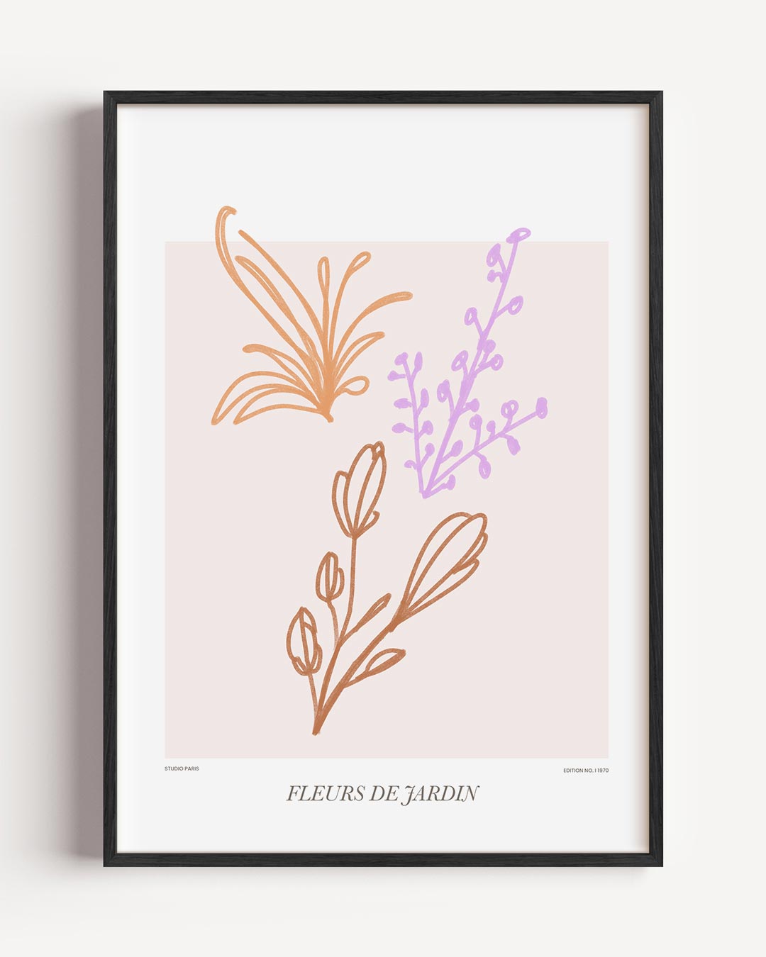 Unieke Botanische Illustratie – bloemen portret poster als wanddecoratie