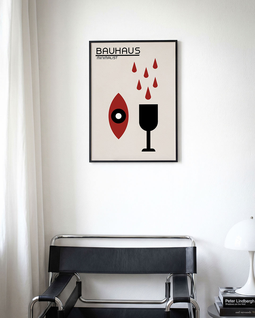 Vormen en vlaken – moderne Bauhaus wandkunst als poster