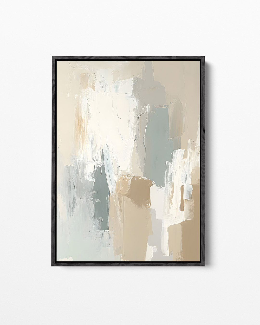 Zachte kleuren compositie – staand wanddecoratie kunstwerk
