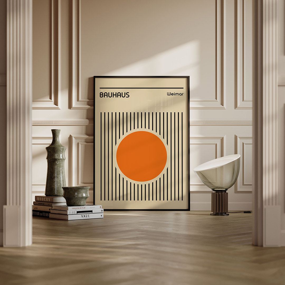 Vorm en lijnen – moderne Bauhaus wandkunst als poster
