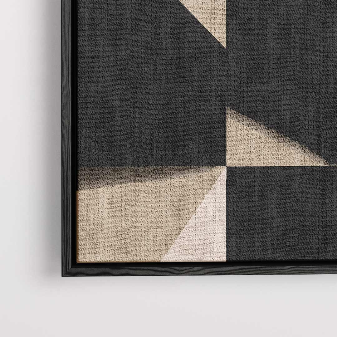 Abstracte Vormenspelen – dibond kunstwerk als wanddecoratie