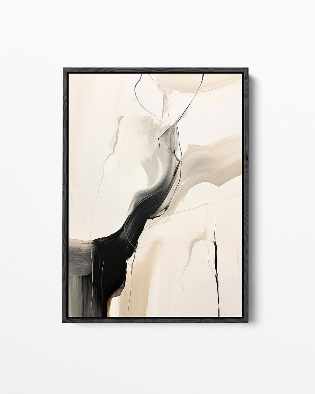 Vloeiende lijnen – staand wanddecoratie kunstwerk