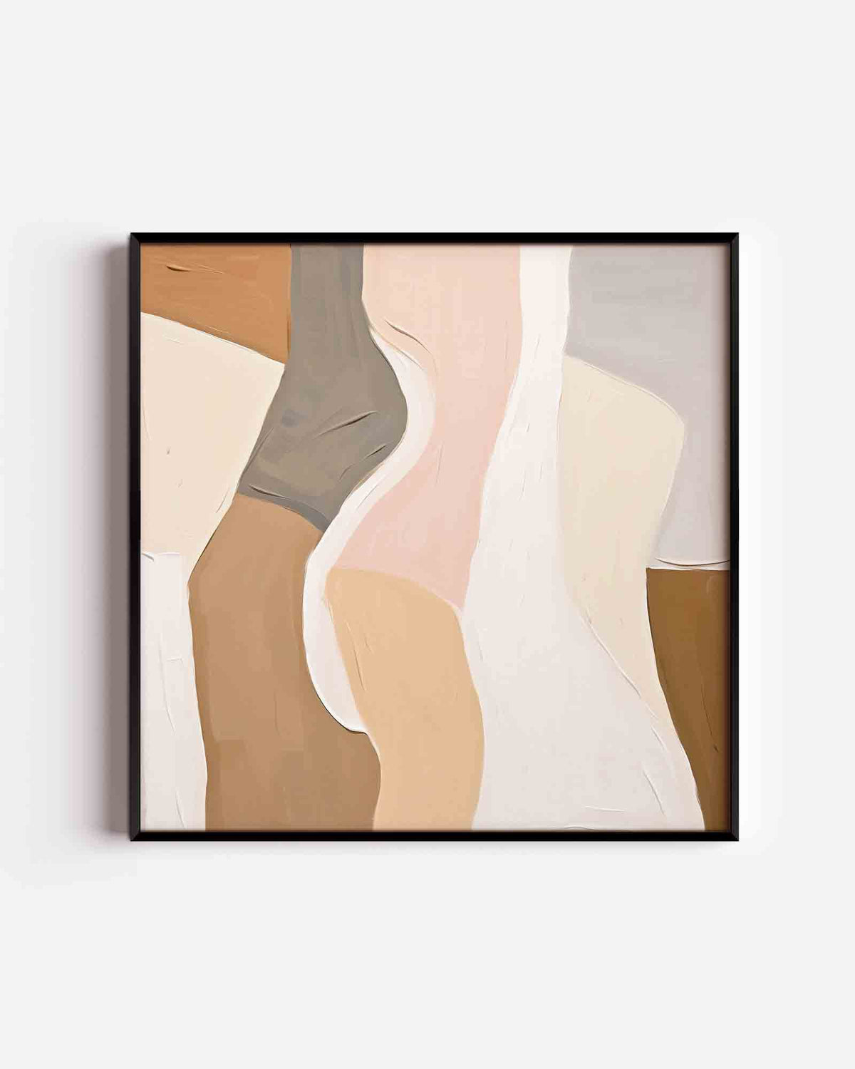 Abstracte vormen – abstracte vierkante poster als wanddecoratie