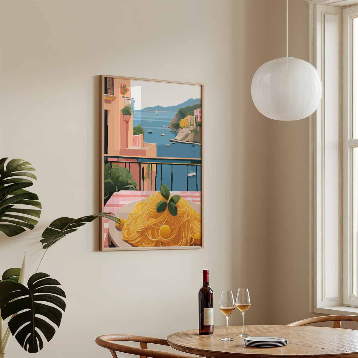 Zomer in Italië – keukenposter in staand formaat